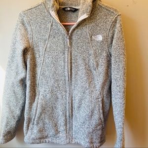Grey North Face Sweater / Sweatshirt Hoodie